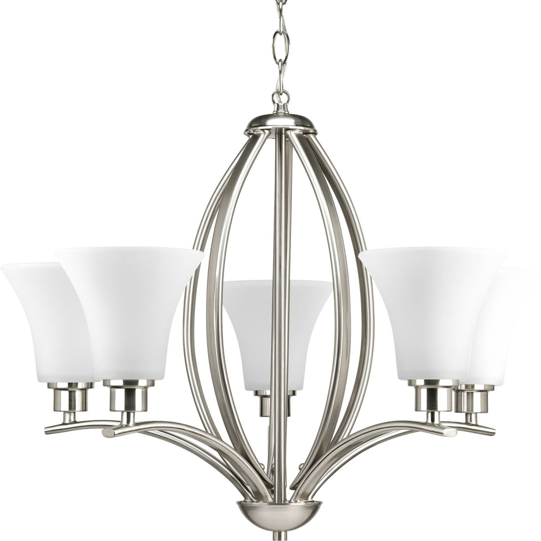 Progress Joy P4490-09 Chandelier Light - Brushed Nickel