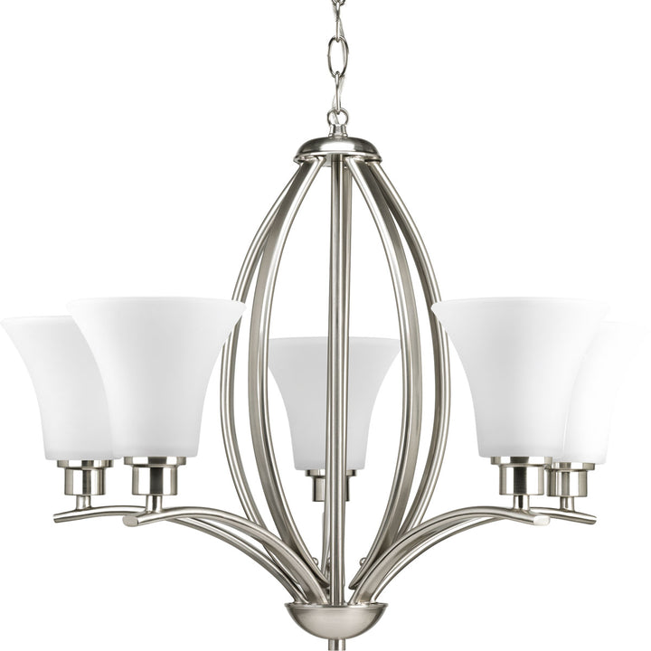 Progress Joy P4490-09 Chandelier Light - Brushed Nickel