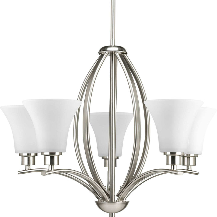 Progress Joy P4490-09 Chandelier Light - Brushed Nickel