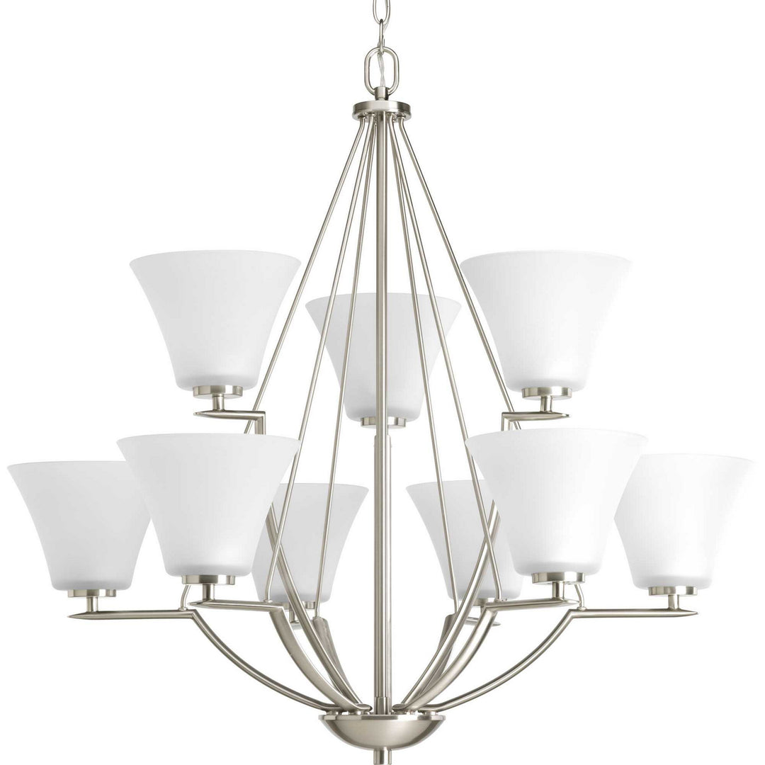 Progress Bravo P4625-09 Chandelier Light - Brushed Nickel