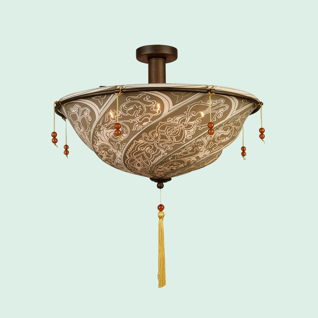 Bethel International GA04 Ceiling Light - Brown