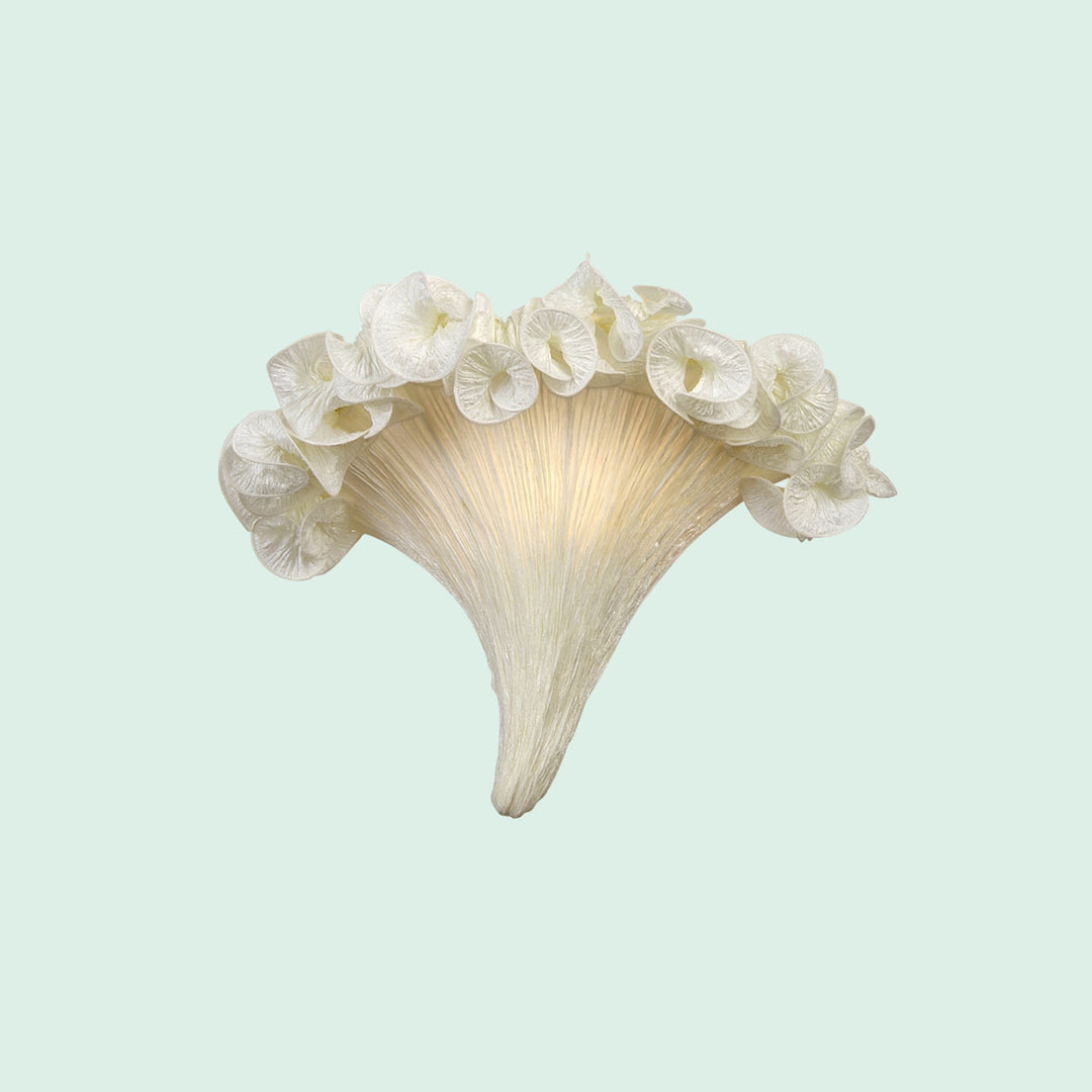 Bethel International GA13 Wall Sconce Light - Cream Shell