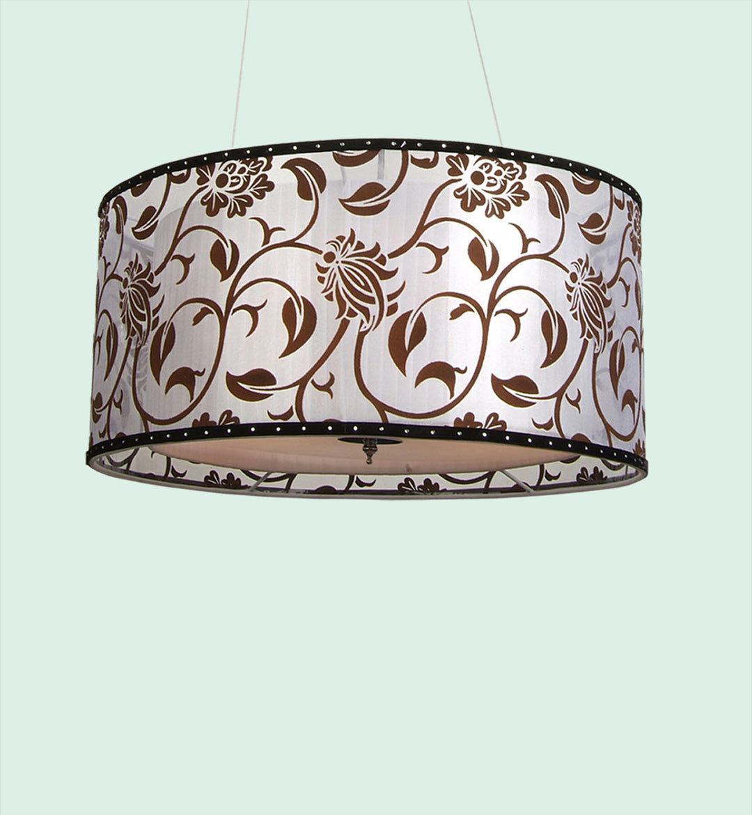 Bethel International SM01 Ceiling Light - White/Brown