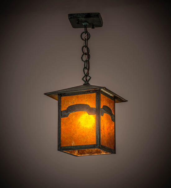 Meyda Tiffany Lighting 39512 Seneca One Light Pendant Outdoor Bronze / Dark