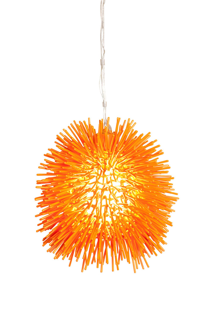 Varaluz Urchin 169M01OR Pendant Light - Electric Pumpkin