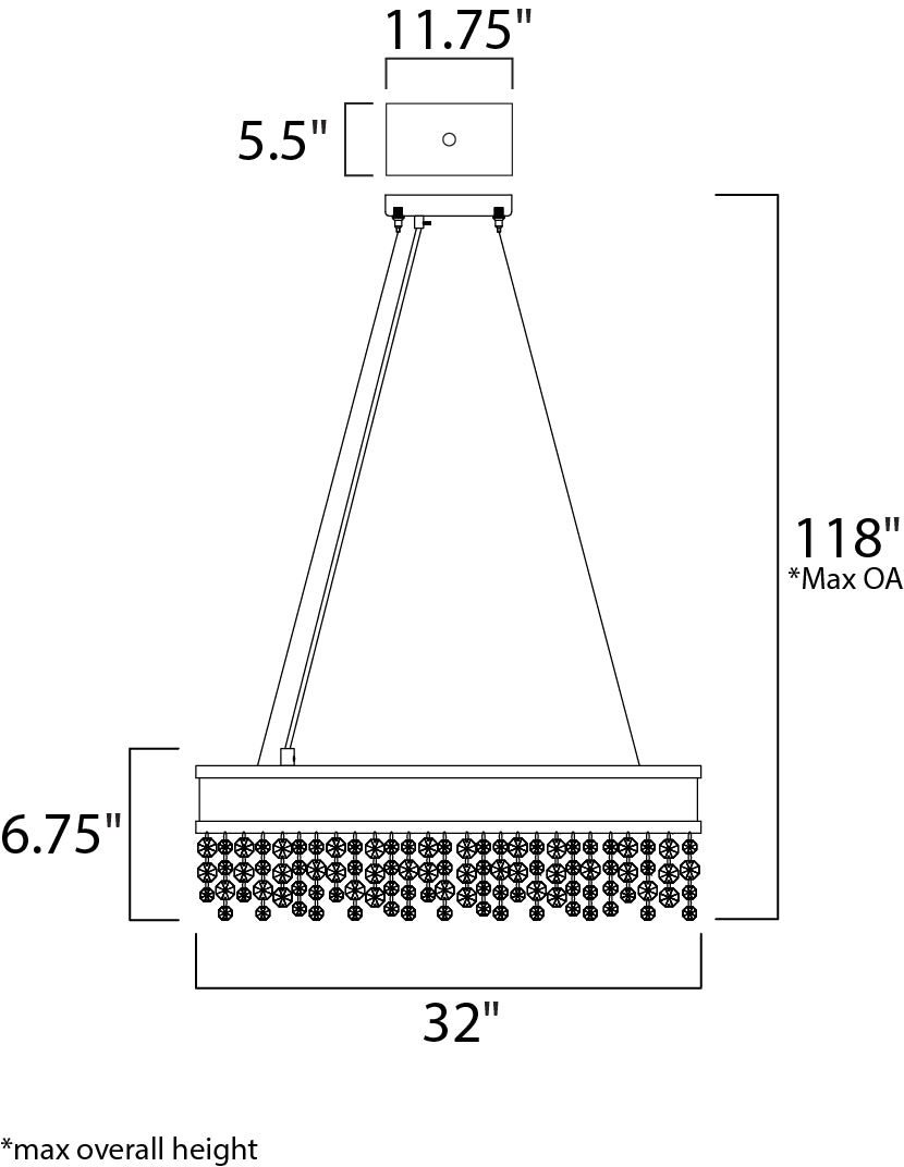 Maxim Mystic 39659SHBZ Pendant Light - Bronze