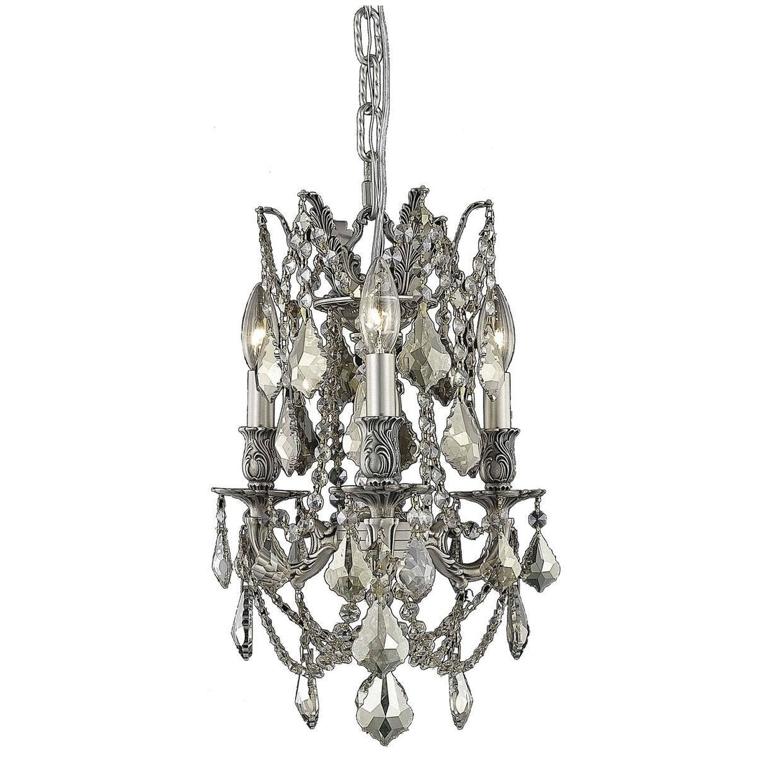 Elegant Rosalia 9203D13PW-GT/RC Chandelier Light - Pewter