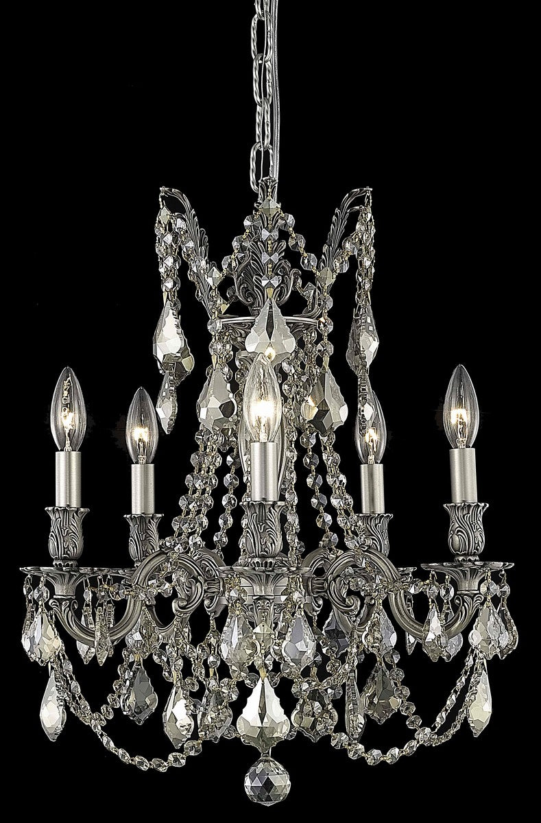 Elegant Rosalia 9205D18PW-GT/RC Chandelier Light - Pewter