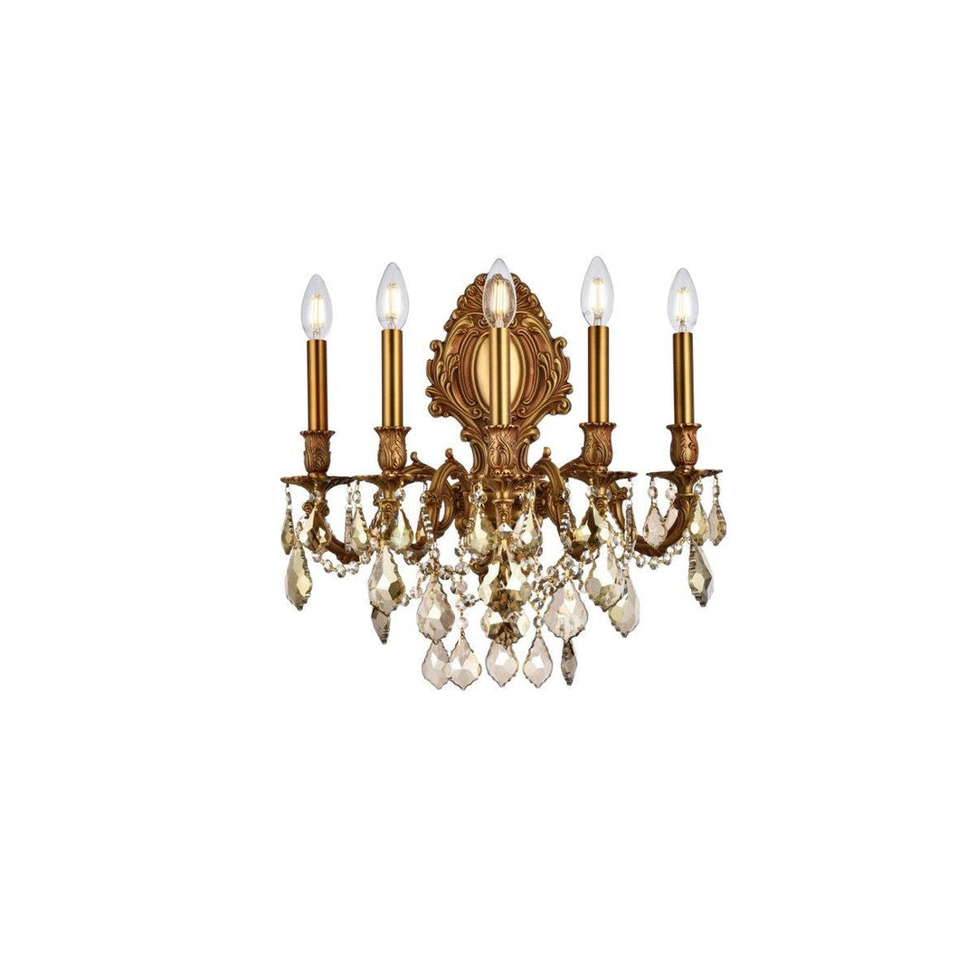 Elegant Monarch 9605W21FG-GT/RC Wall Sconce Light - French Gold