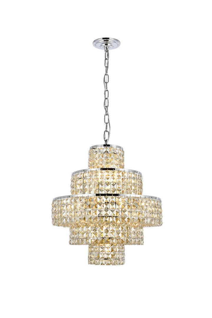 Elegant Maxime 2039D20C-GT/RC Chandelier Light - Chrome