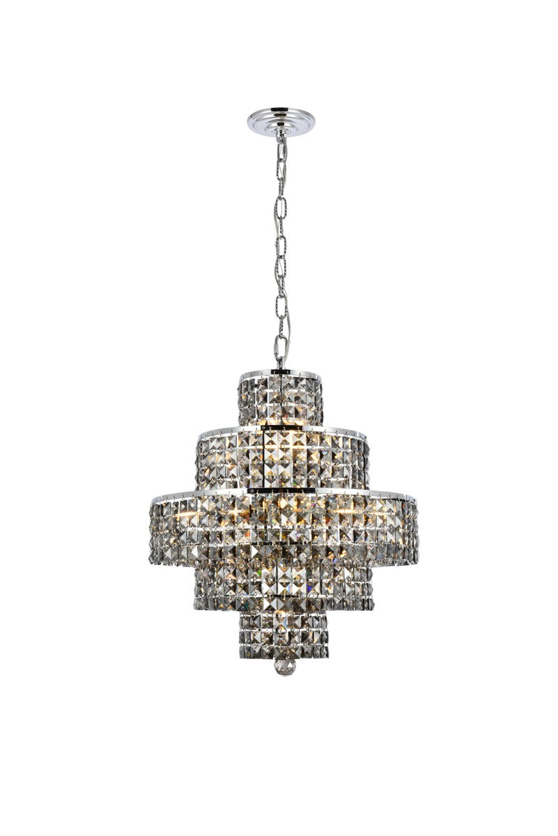 Elegant Maxime 2039D20C-SS/RC Chandelier Light - Chrome