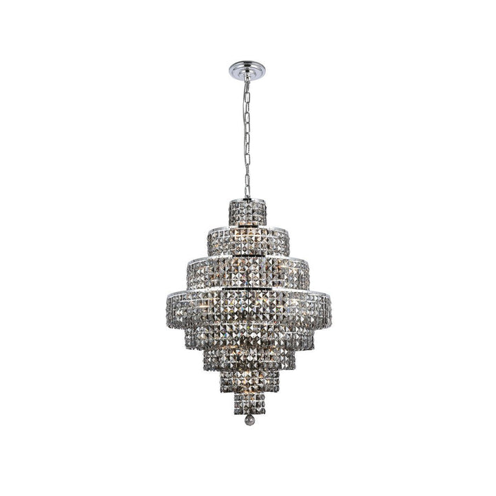 Elegant Maxime 2039D26C-SS/RC Chandelier Light - Chrome