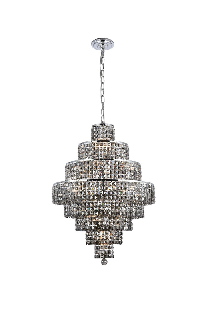 Elegant Maxime 2039D26C-SS/RC Chandelier Light - Chrome