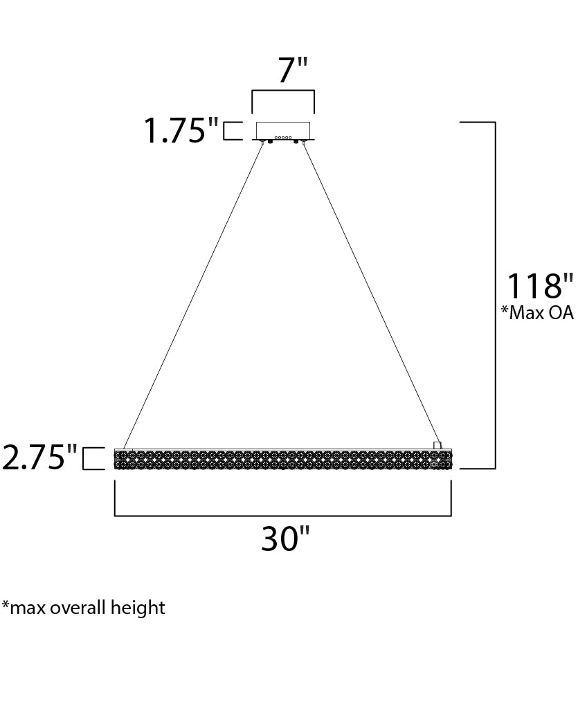 Maxim Eternity LED 39773BCPC Pendant Light - Polished Chrome