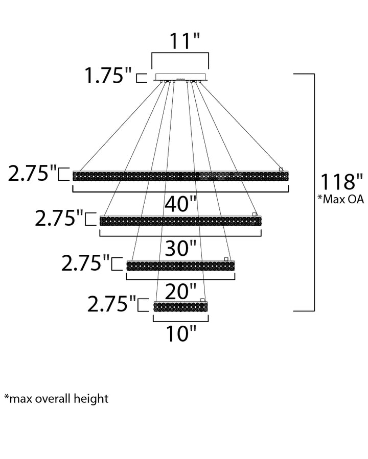 Maxim Eternity LED 39778BCPC Pendant Light - Polished Chrome