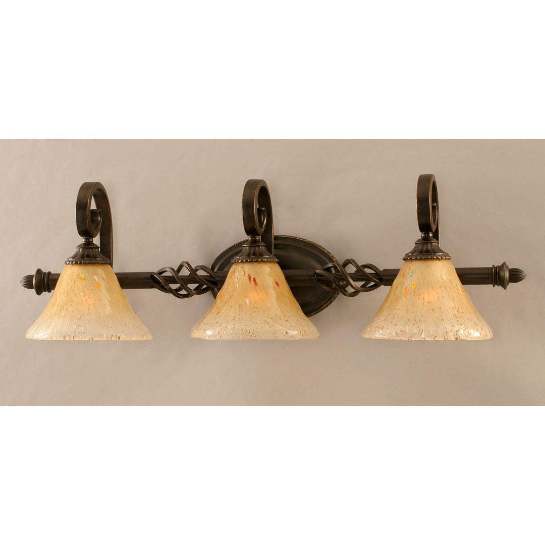 Toltec Elegant 163-dg-750 Bath Vanity Light 30 in. wide - Dark Granite