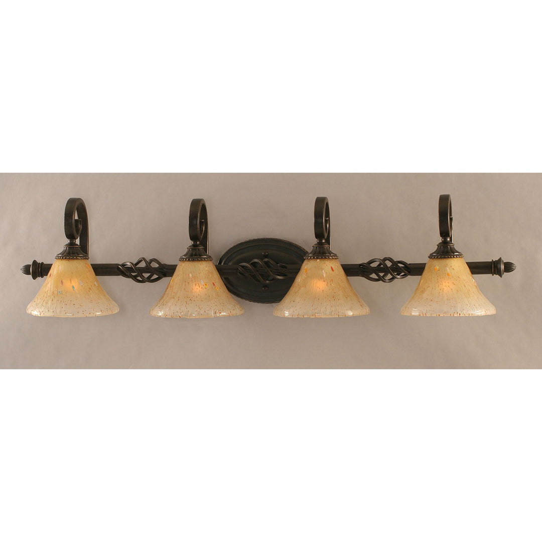 Toltec Elegant 164-dg-750 Bath Vanity Light 40 in. wide - Dark Granite