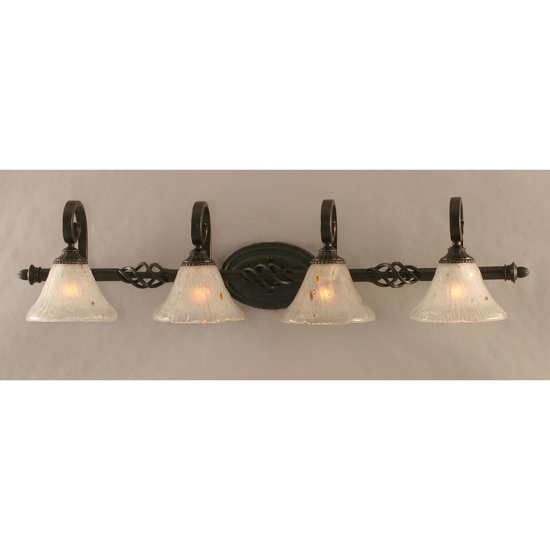 Toltec Eleganté 164-dg-751 Bath Vanity Light 40 in. wide - Dark Granite