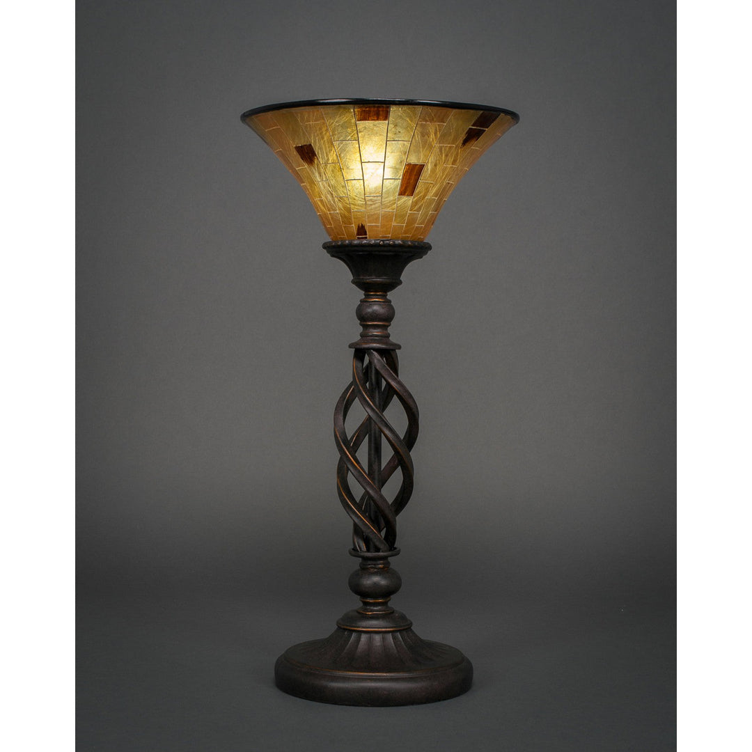 Toltec Lighting 63-DG-703  Eleganté Lamp Dark Granite