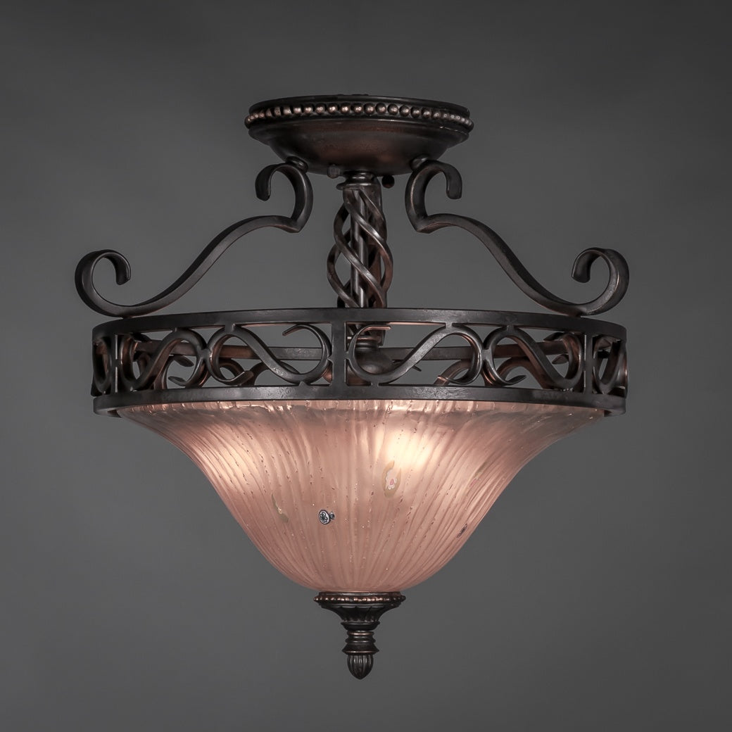 Toltec Eleganté 860-dg-7104 Ceiling Light - Dark Granite