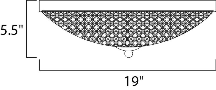Maxim Glimmer 39872BCBZ Ceiling Light - Bronze