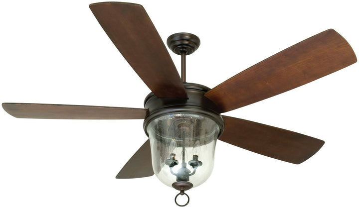 Craftmade Fredericksburg FB60OBG5 Ceiling Fan 60 - Oiled Bronze Gilded, Fredericksburg Walnut/Fredericksburg Walnut/