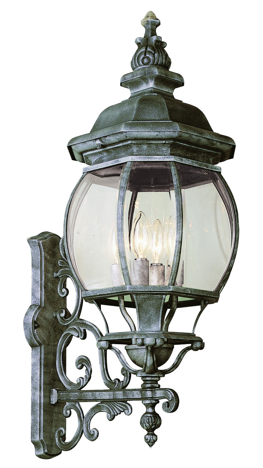 Trans Globe Imports 4052 SWI Francisco Four Light Wall Lantern Outdoor Bronze / Dark