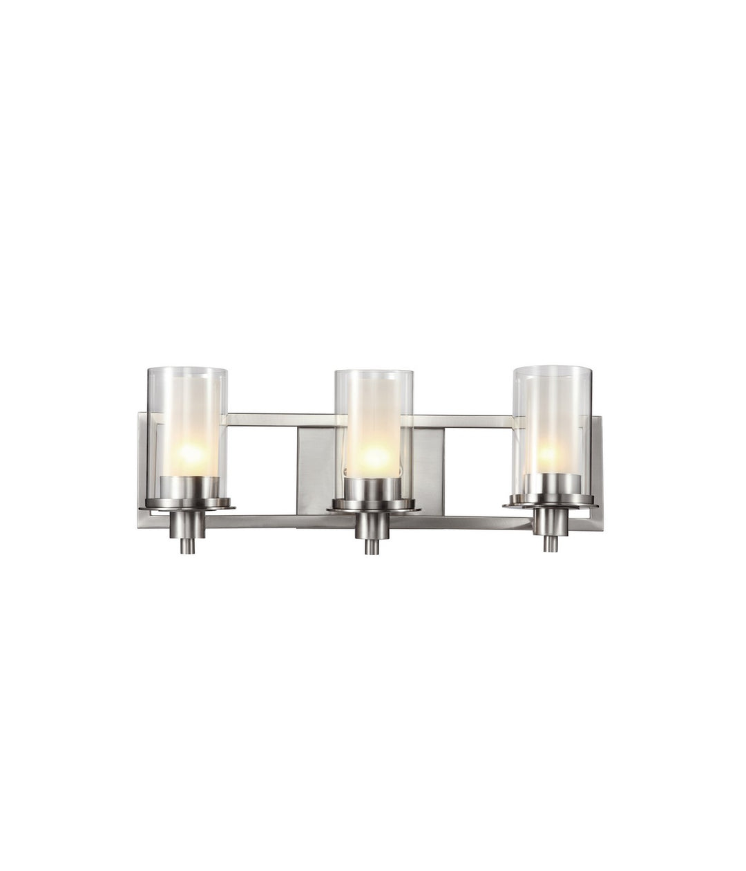 Trans Globe Imports Odyssey 20043 Bath Vanity Light 22 in. wide - Brushed Nickel