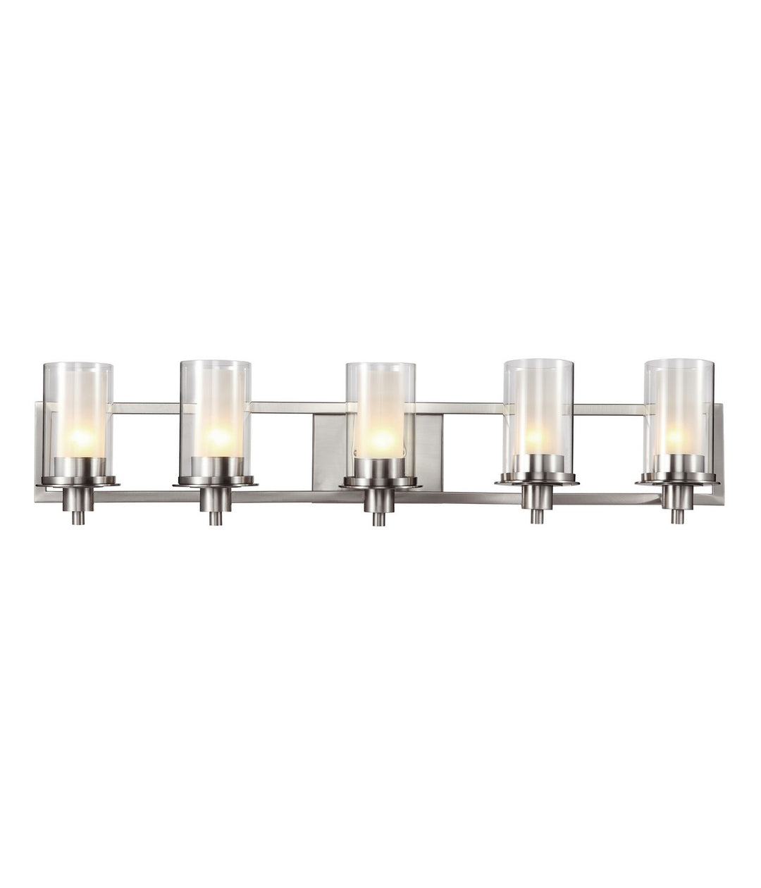 Trans Globe Imports Odyssey 20045 Bath Vanity Light 38 in. wide - Brushed Nickel