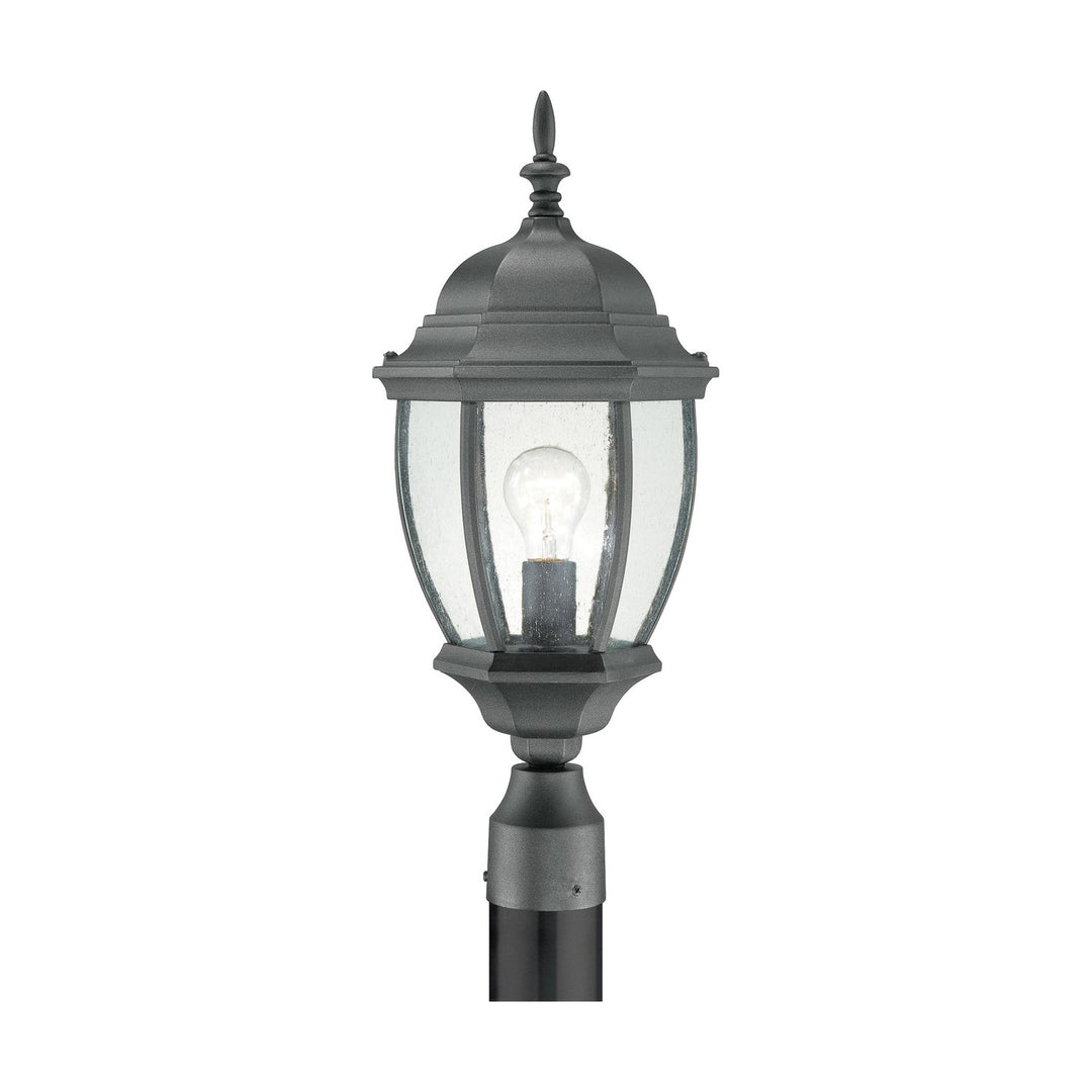 Elk Lighting SL90107  Covington Outdoor Black