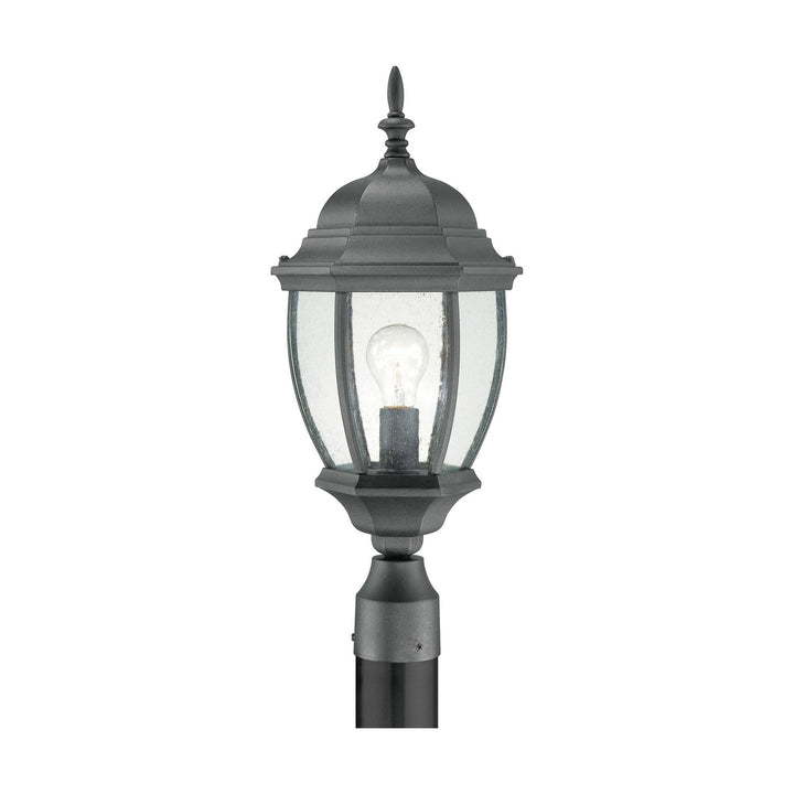 Elk Lighting SL90107  Covington Outdoor Black