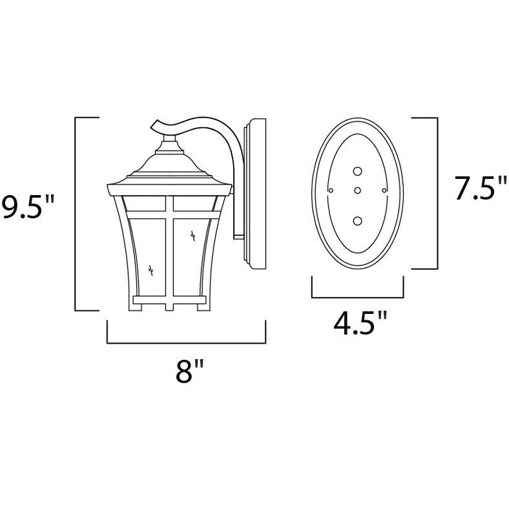 Maxim Lighting 40162GFCO Modern Balboa Vx Outdoor Copper Oxide