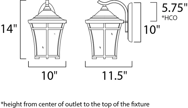 Maxim Lighting 40164GFCO Modern Balboa Vx Outdoor Copper Oxide
