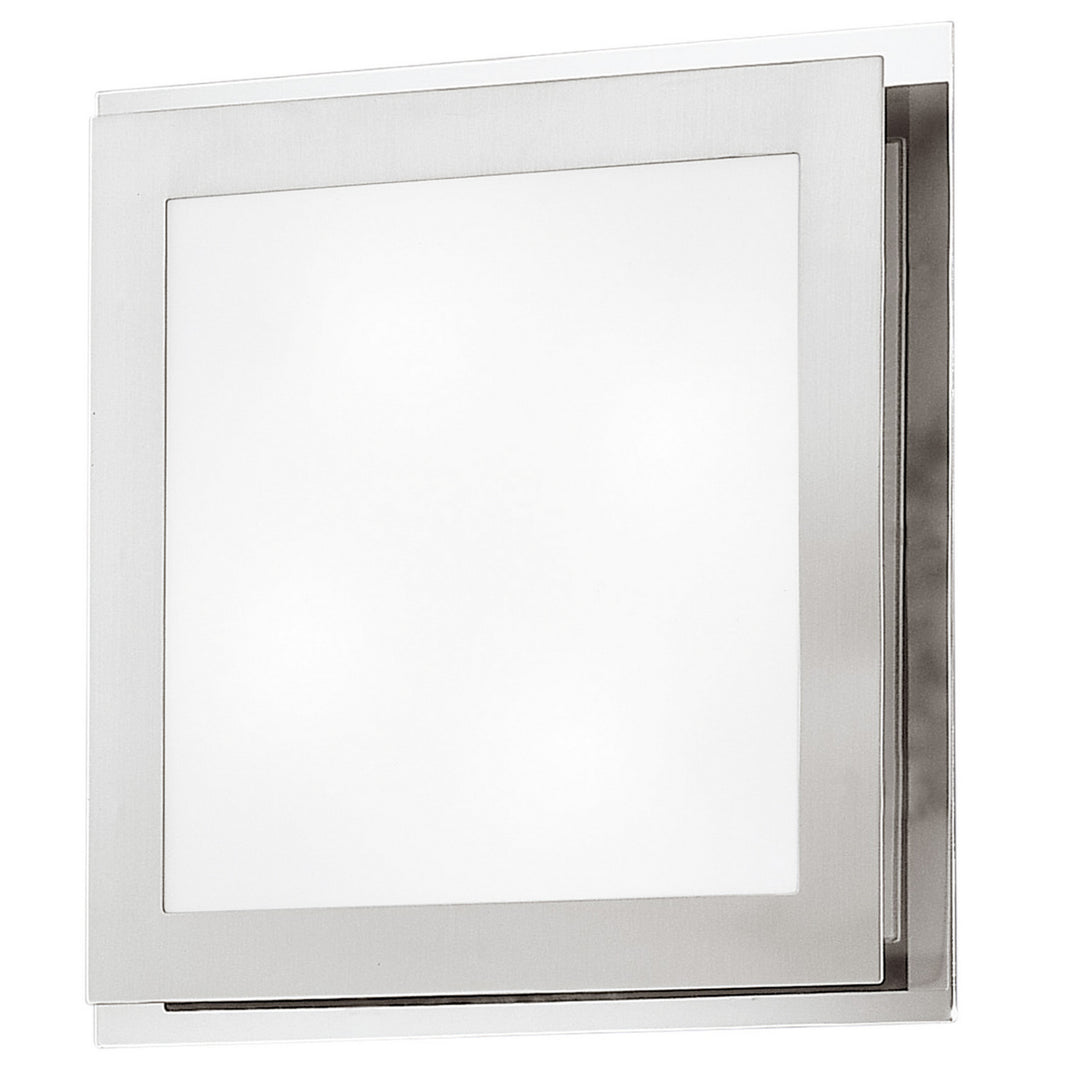 Eglo Eos 82218A Wall Sconce Light - Matte Nickel/Chrome