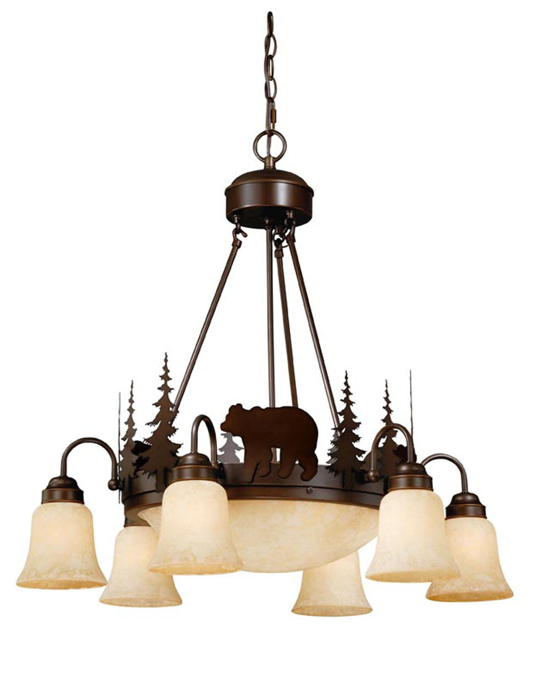 Vaxcel Bozeman CH55706BBZ Chandelier Light - Burnished Bronze