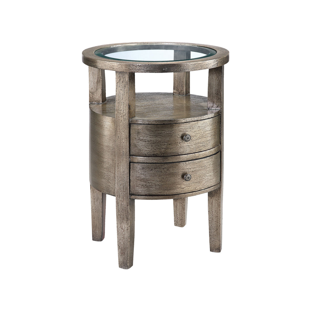 Elk Lighting 28312  Lucan Furniture Antique Silver Leaf
