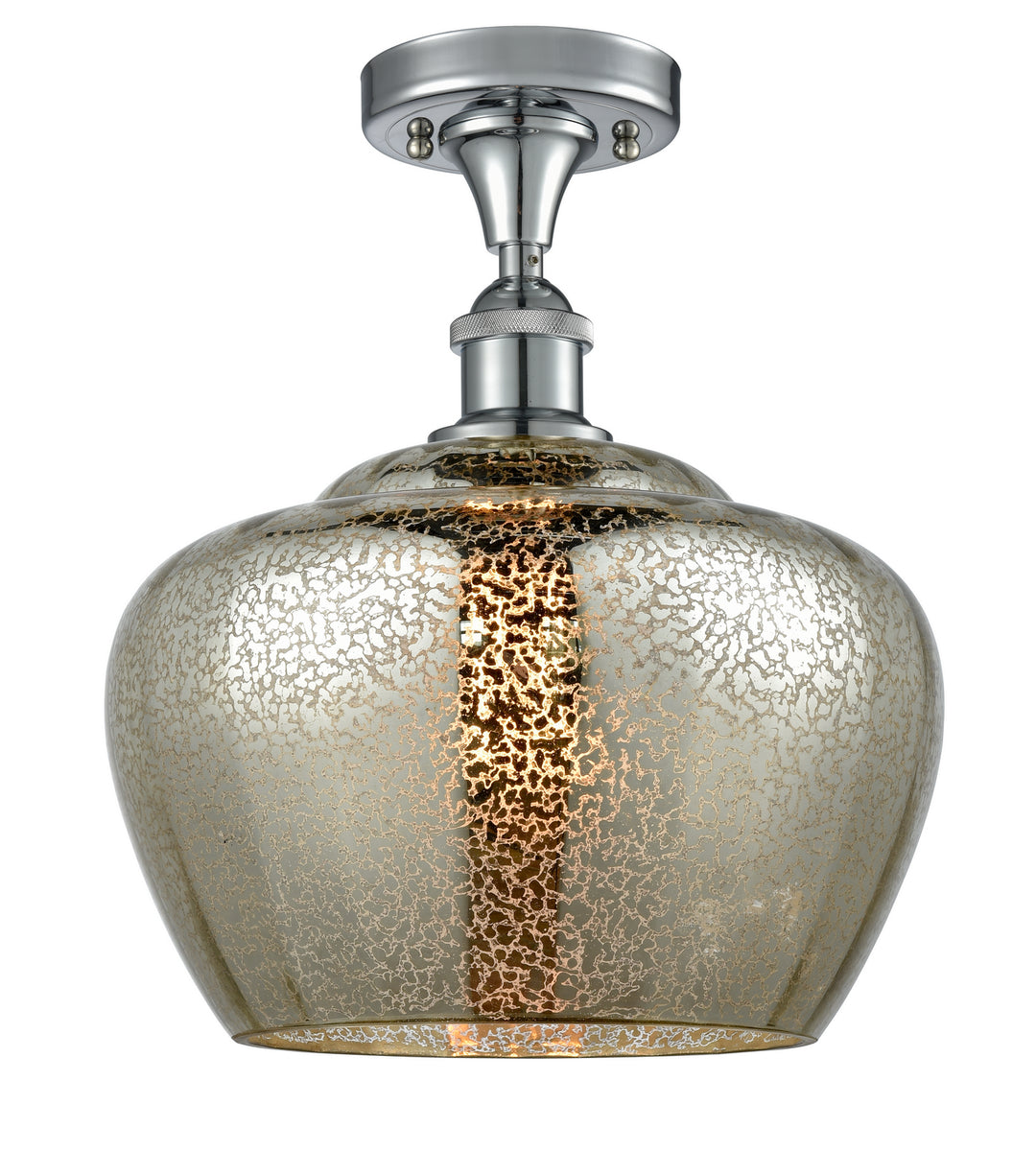 Innovations Large Fenton 516-1C-PC-G96L Ceiling Light - Polished Chrome