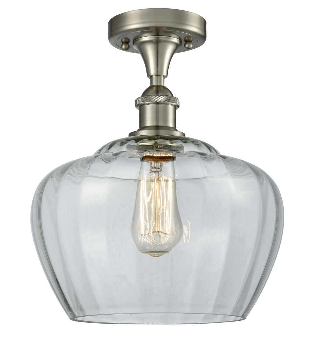 Innovations Large Fenton 516-1C-SN-G92L Ceiling Light - Brushed Satin Nickel