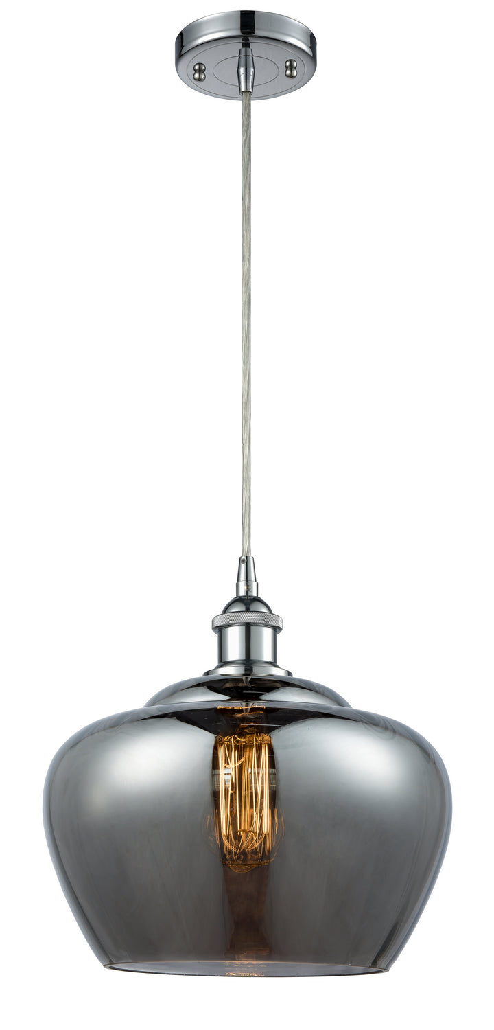 Innovations Large Fenton 516-1P-PC-G93L Pendant Light - Polished Chrome