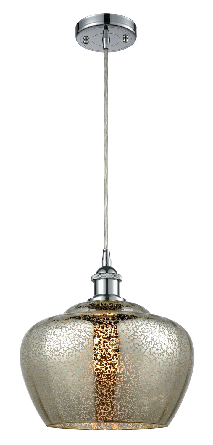 Innovations Large Fenton 516-1P-PC-G96L Pendant Light - Polished Chrome