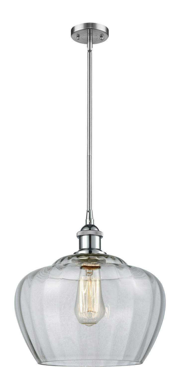 Innovations Large Fenton 516-1S-PC-G92L Pendant Light - Polished Chrome