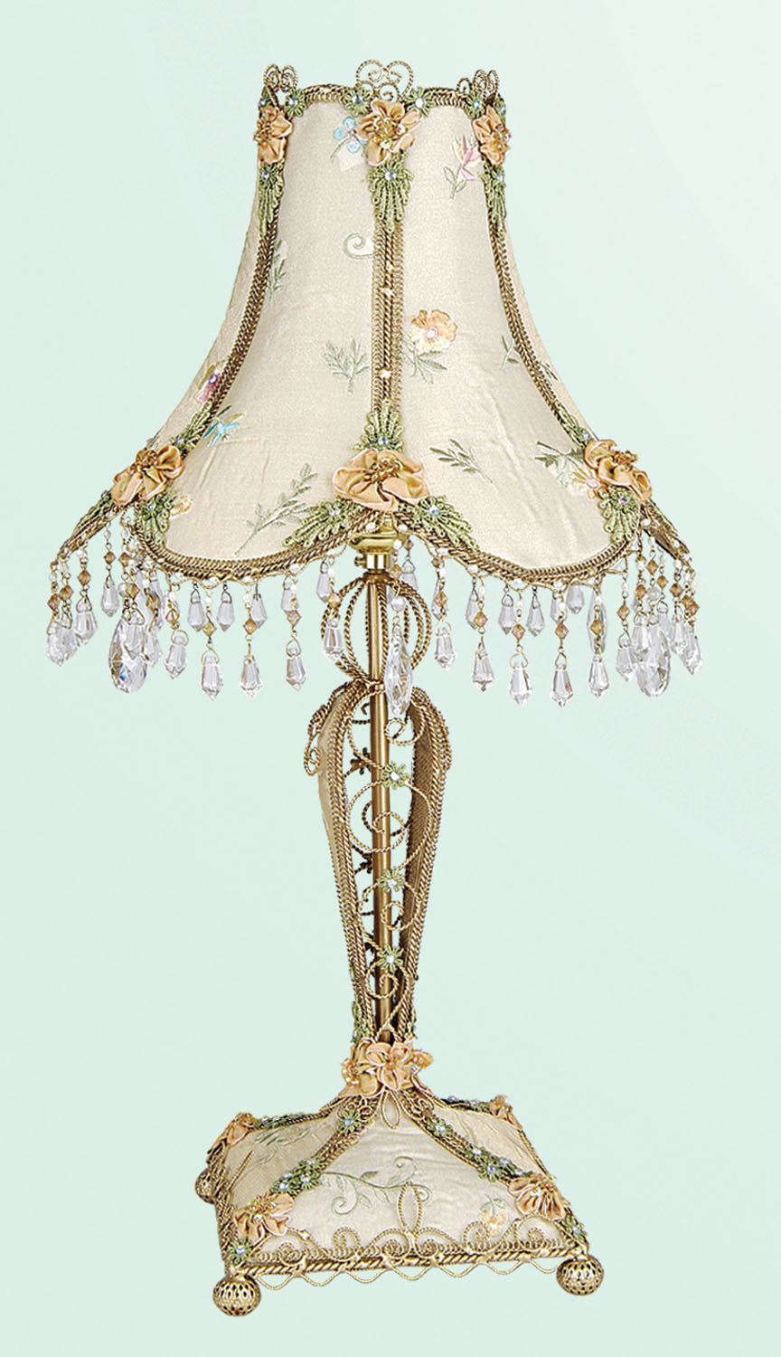 Bethel International AW02  Daphne Table Lamp Beige