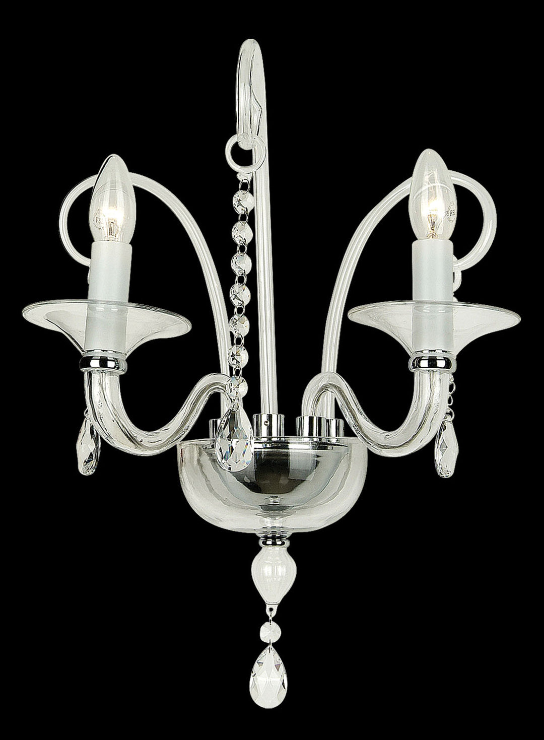 Bethel International HG40 Wall Sconce Light - Clear Glass