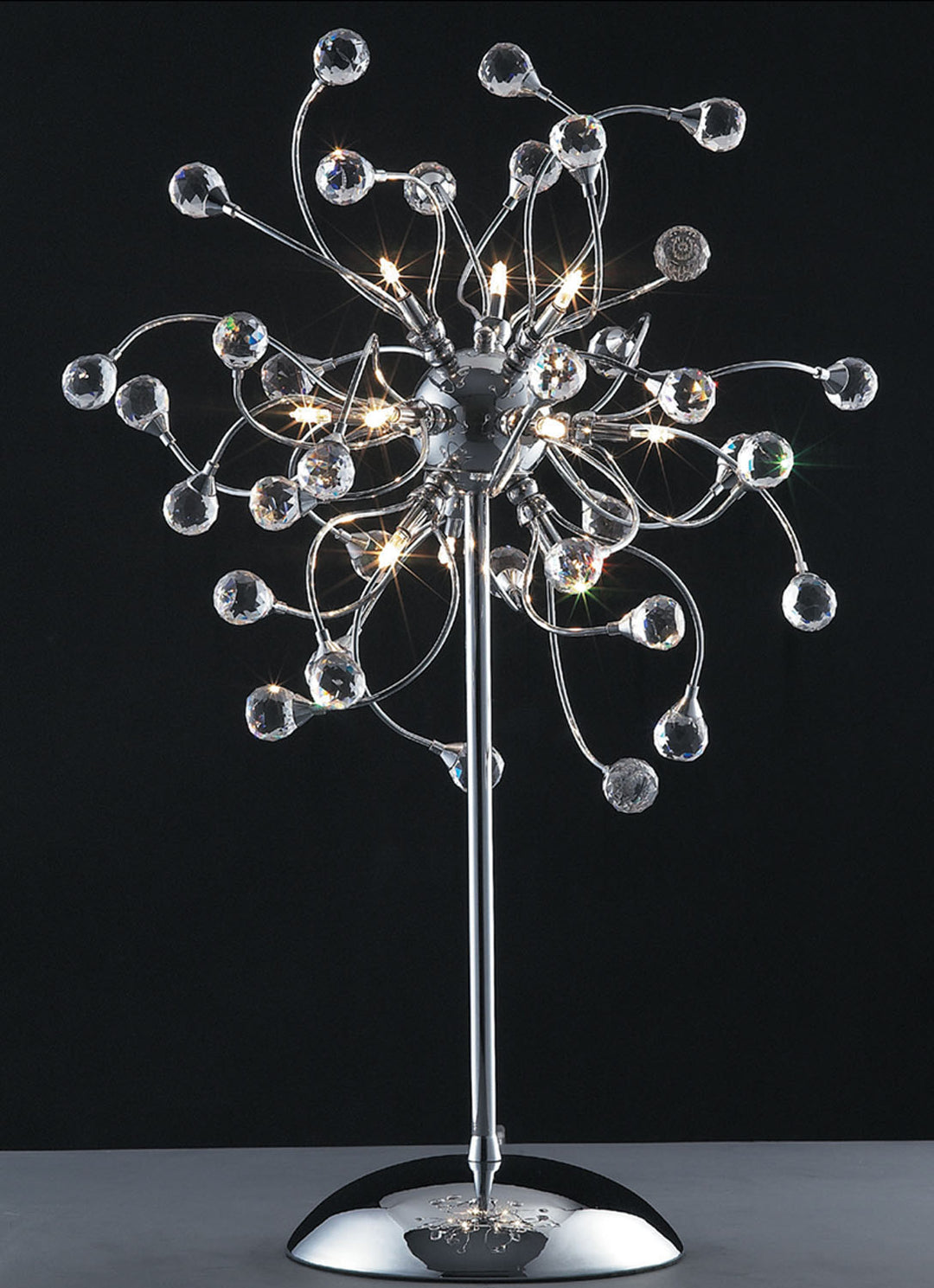 Bethel International KA101   Table Lamp Chrome