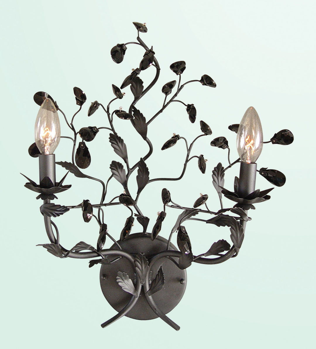 Bethel International RT98 Wall Sconce Light - Black