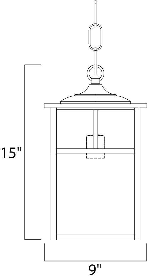 Maxim Lighting 4058HOBU  Coldwater Outdoor Burnished