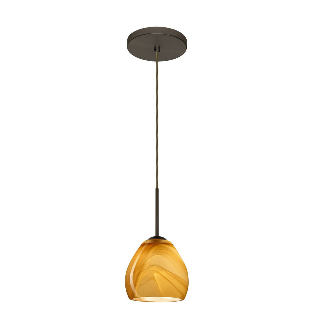Besa Bolla 1BT-4122HN-BR Pendant Light - Bronze