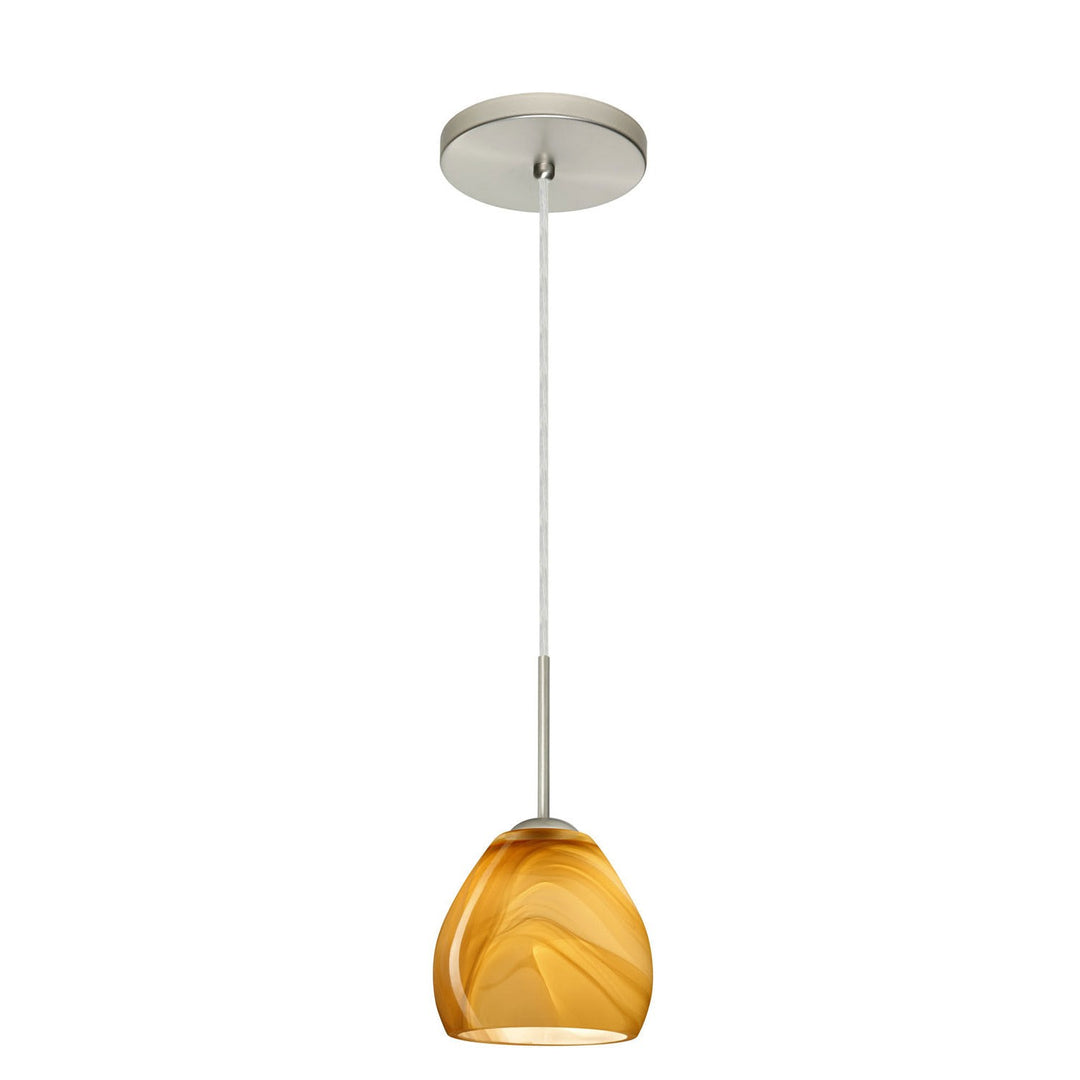 Besa Bolla 1BT-4122HN-SN Pendant Light - Satin Nickel