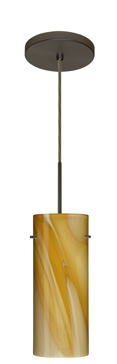 Besa Stilo 1JT-4123HN-BR Pendant Light - Bronze