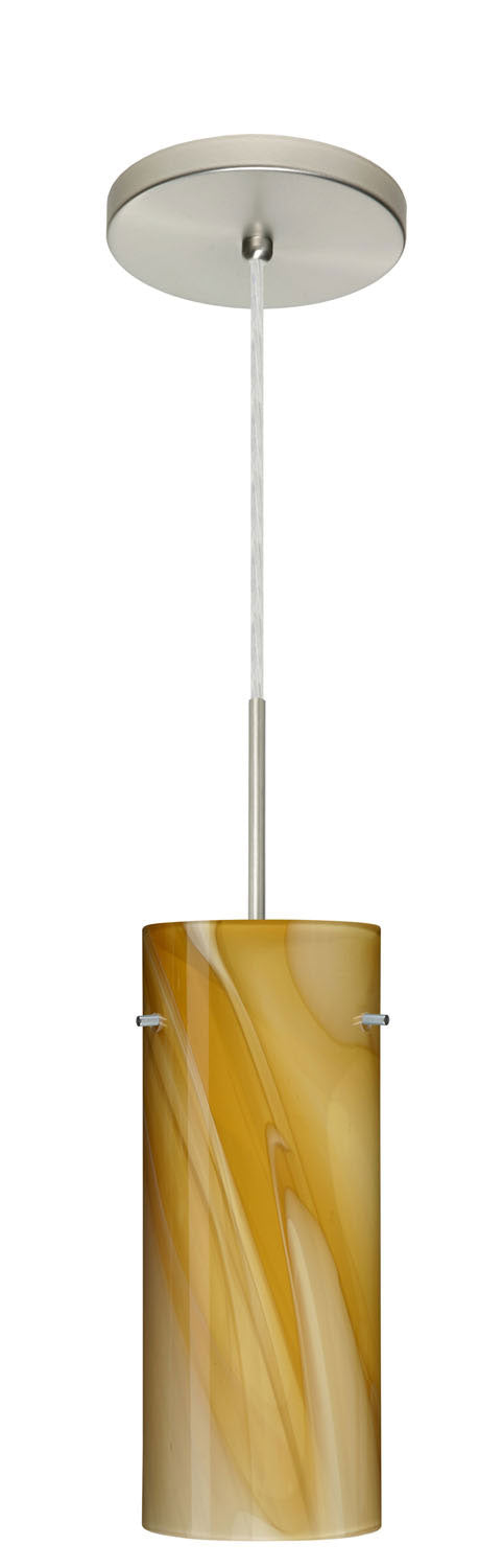 Besa Stilo 1JT-4123HN-SN Pendant Light - Satin Nickel